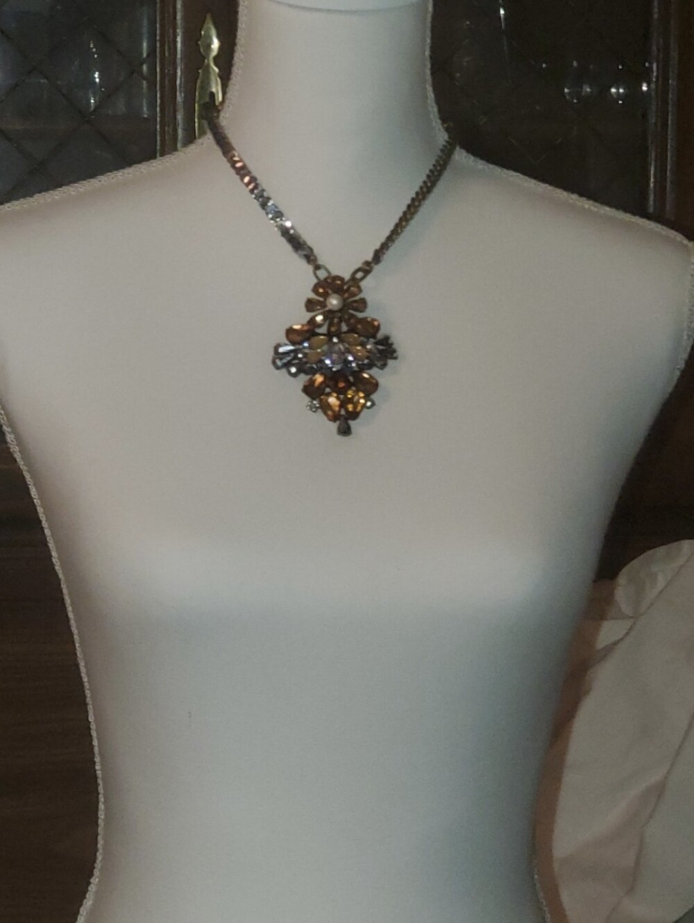 Anthropologie Necklace Jewel Necklace Vintage Anthropologie Jewelry Necklace New - Picture 3 of 12
